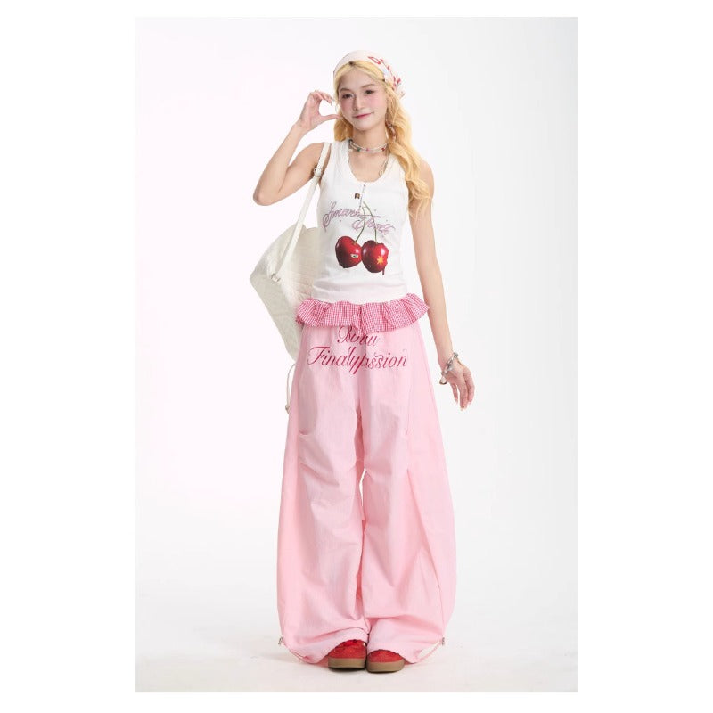 Women casual pants casual pants summer loose scimitar pants hip hop pants