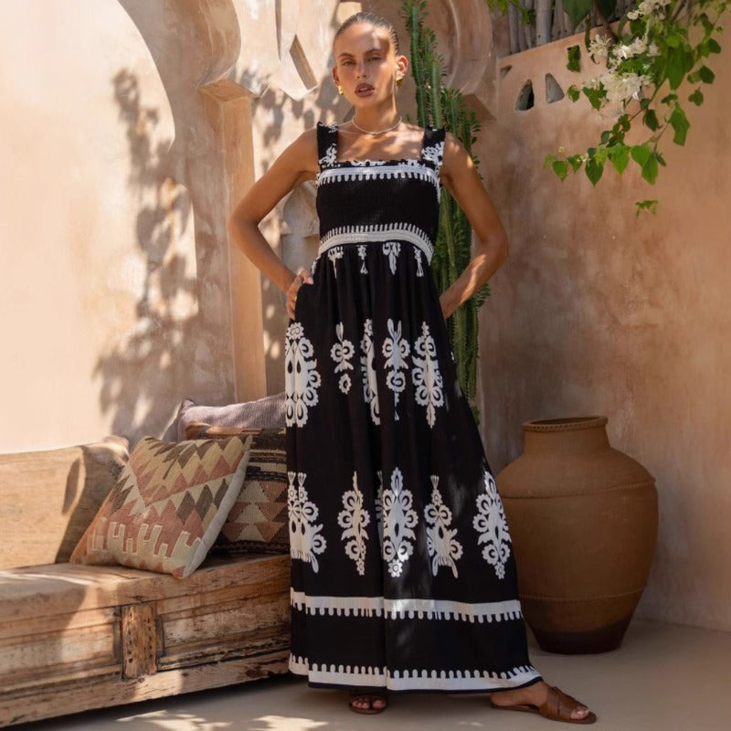 Women's dress: hot-selling beach dress for women on amazon us & aliexpress - vacation style printed bandeau dress