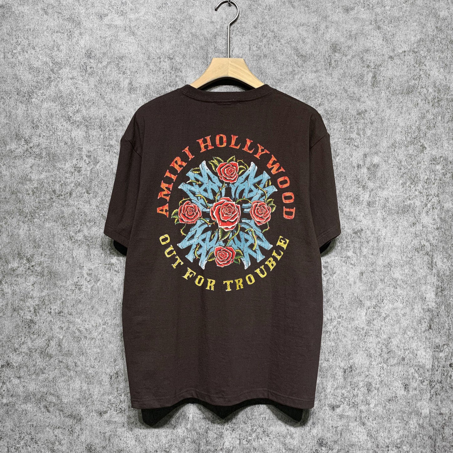 Amiri t shirts floral print short sleeve