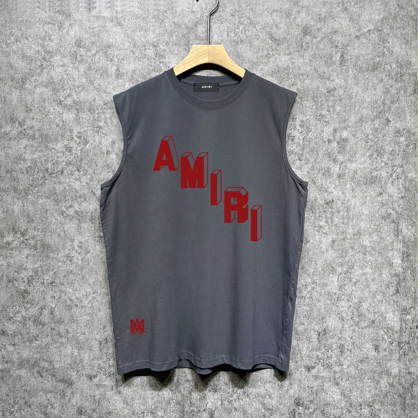 Amiri tank top stereoletter digital printing