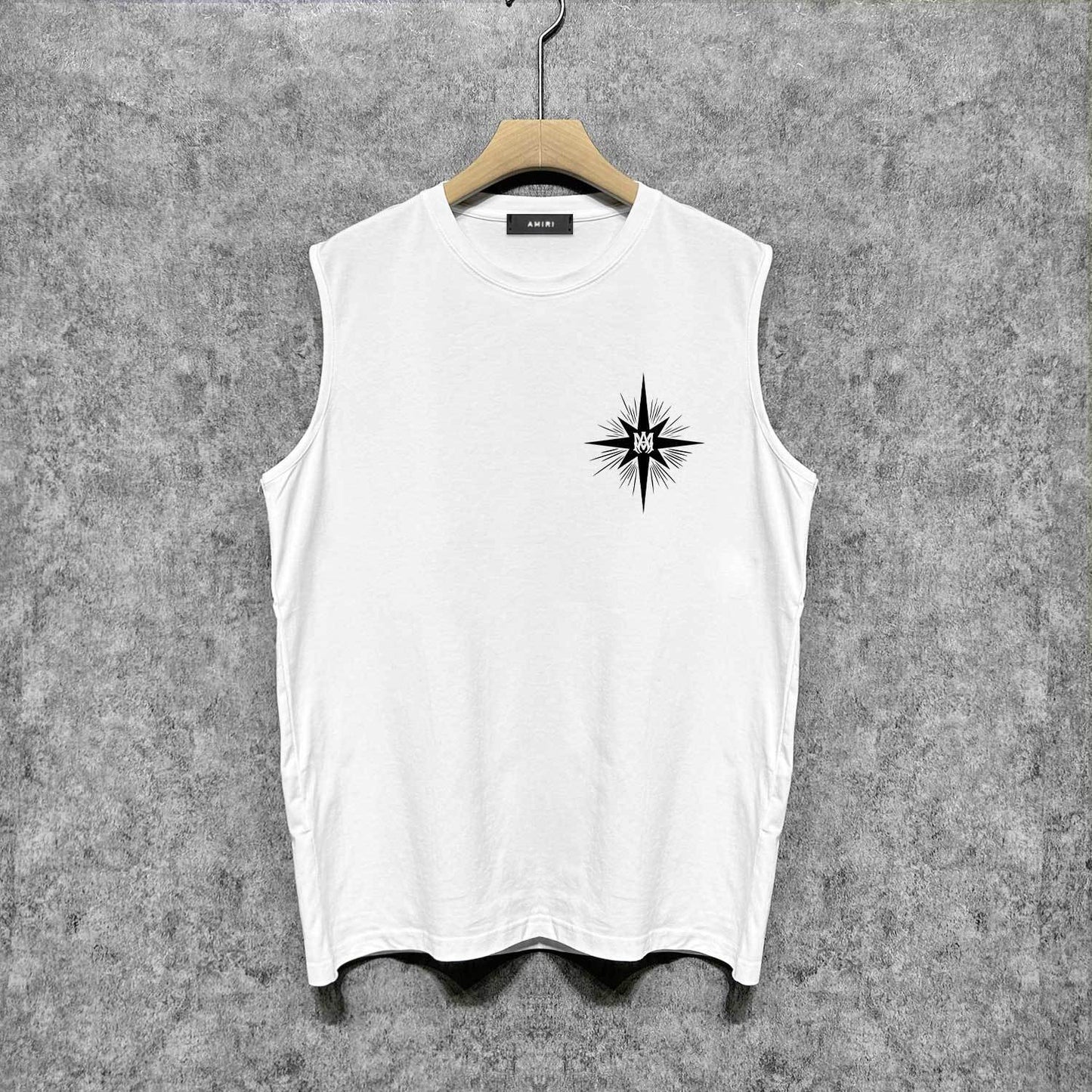 Amiri tank top star shield print