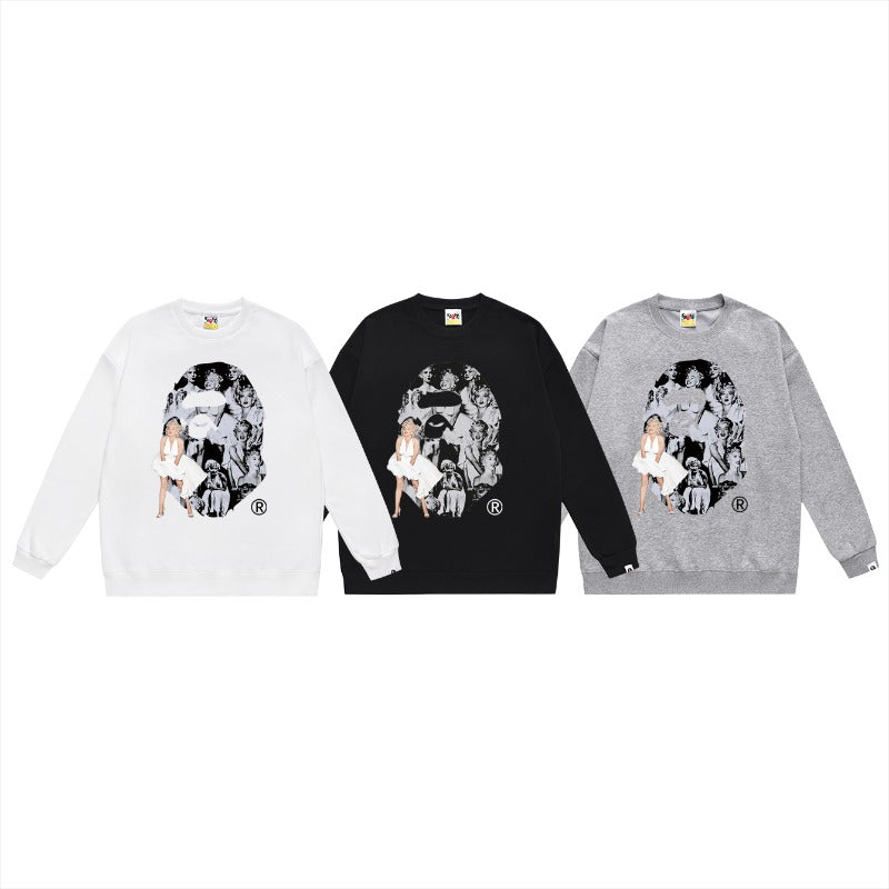 Bathing ape Crew neck sweatshirt