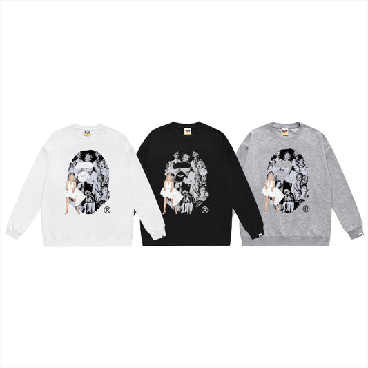 Bathing ape Crew neck sweatshirt