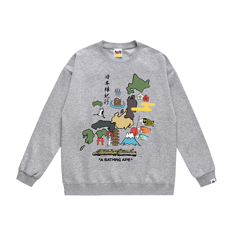 Bathing ape Crew neck sweatshirt