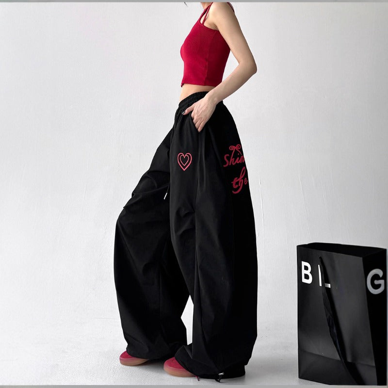 Women casual pants wide leg pants summer hip hop casual pants