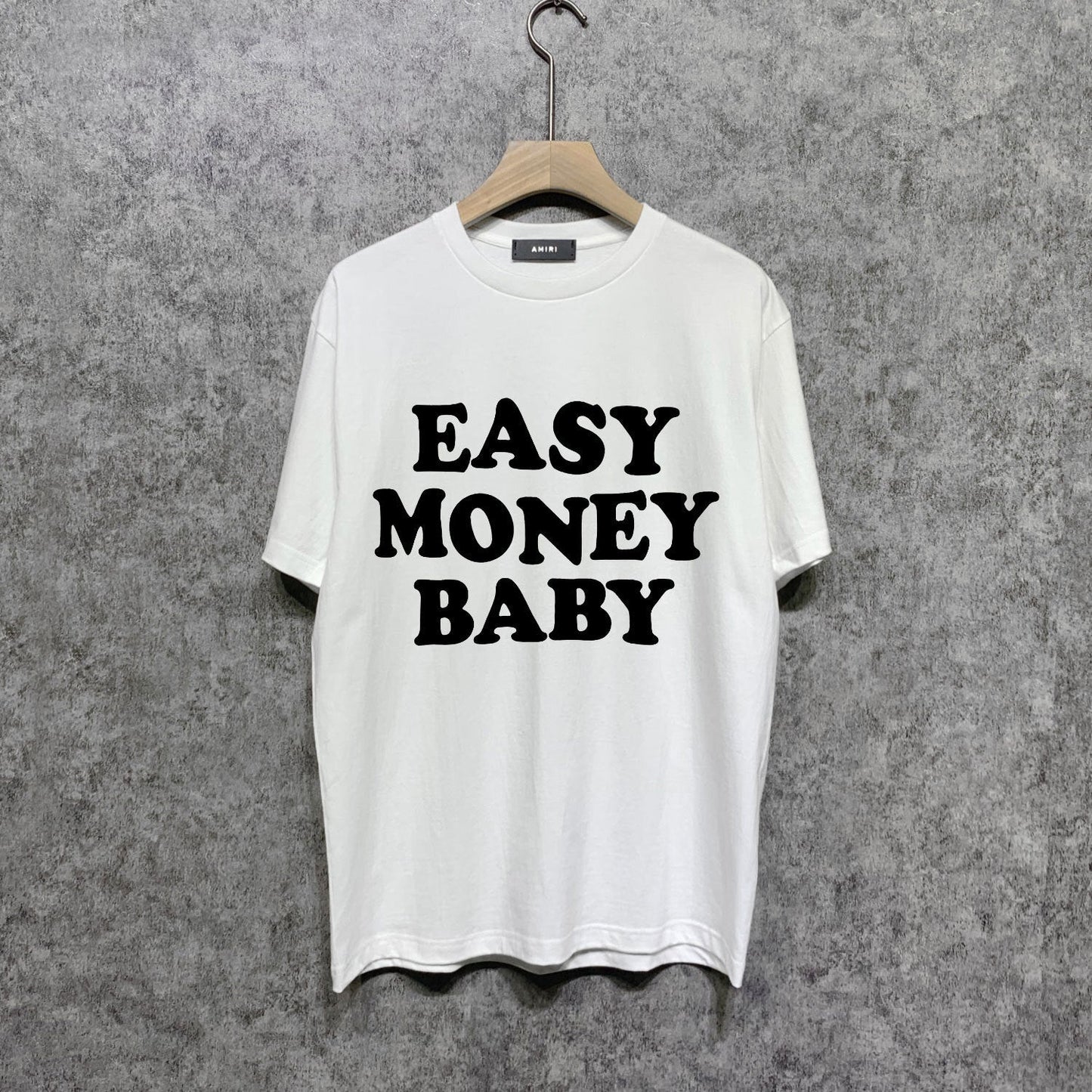 Amiri t shirts letterprinting short sleeves