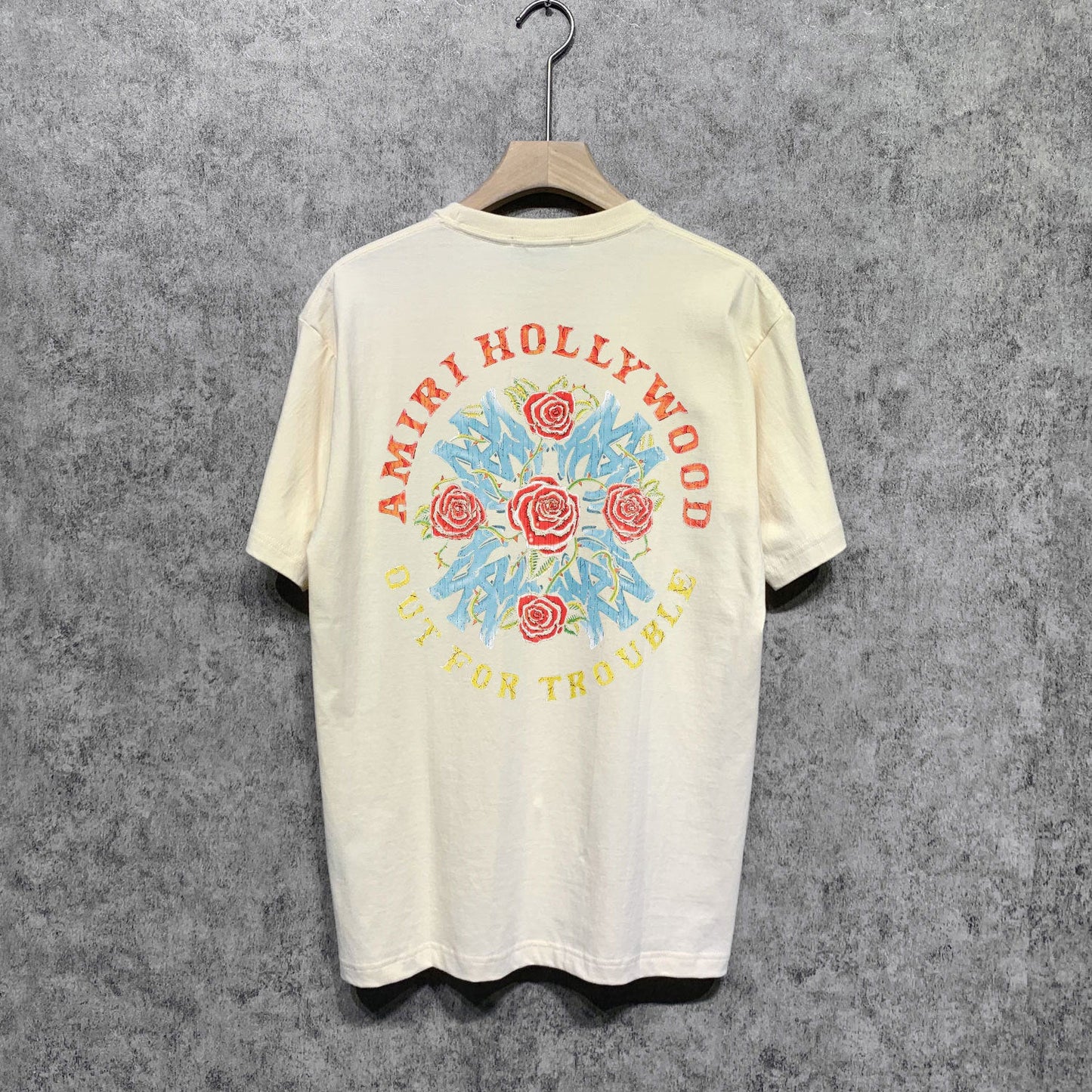 Amiri t shirts floral print short sleeve
