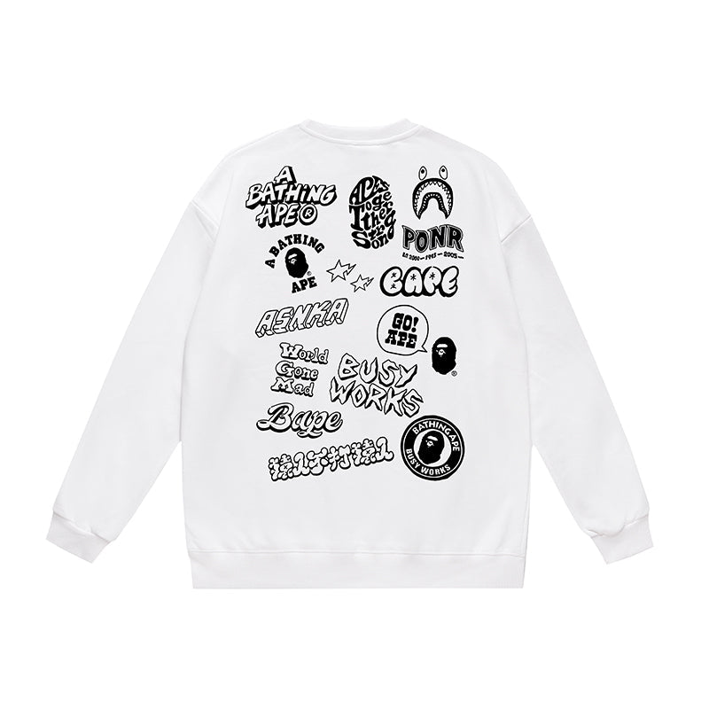 Bathing ape Crew neck sweatshirt