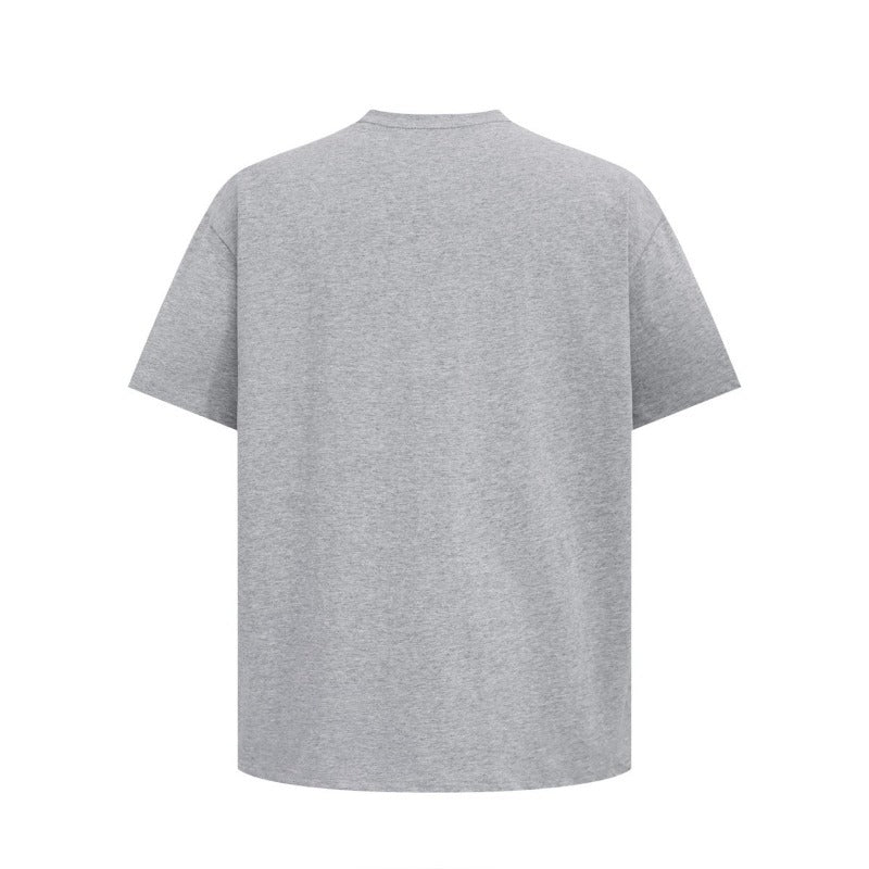 Men's t-shirts: american streetwear summer collection - deconstructed, high-end embroidered logo design, men's short-sleeve tee