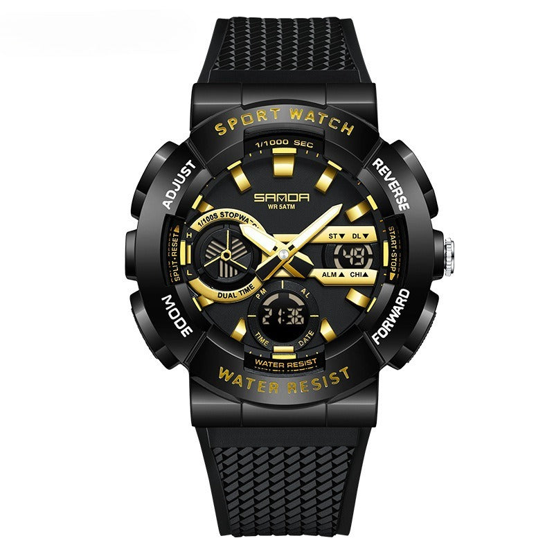 Men's watches waterproof luminous