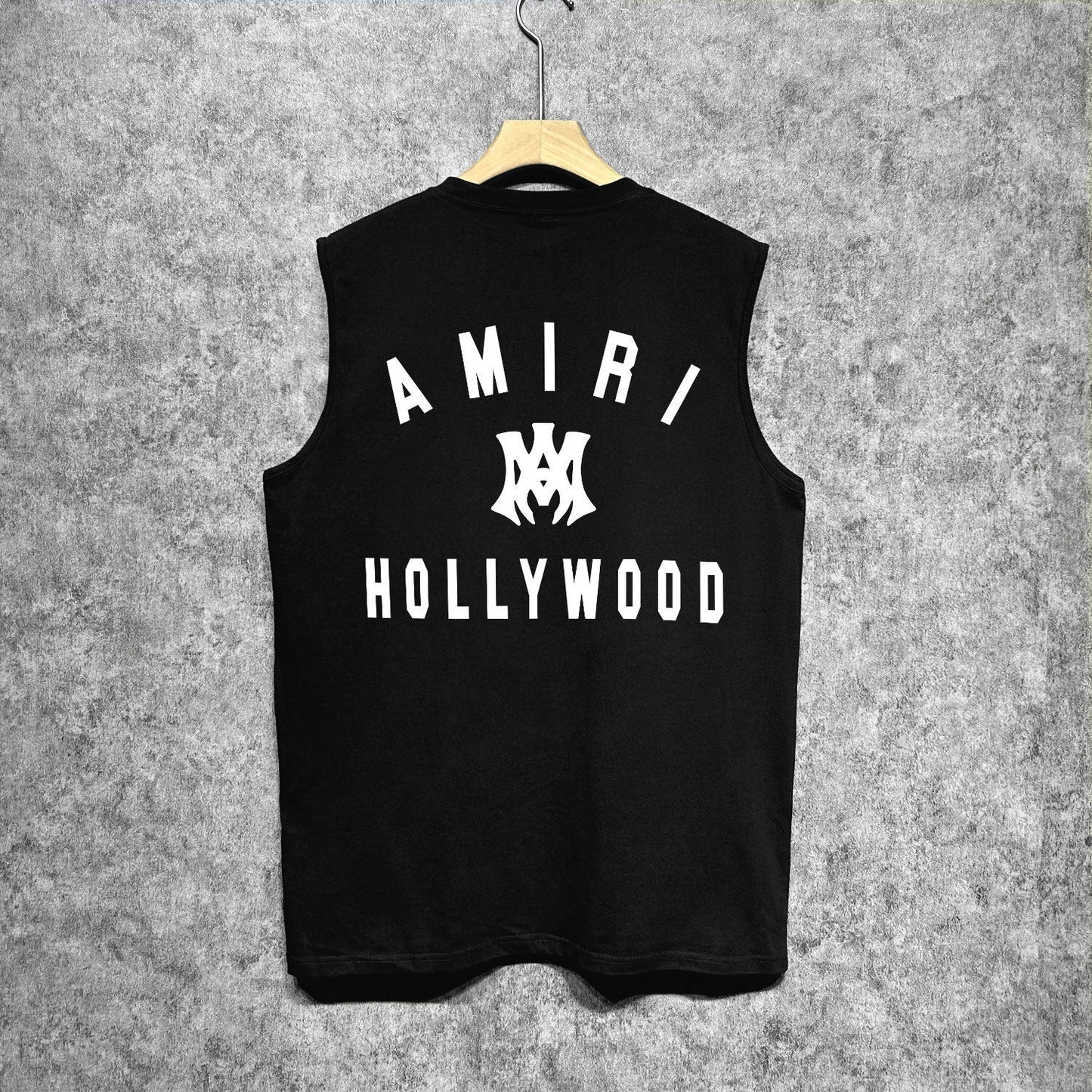 Amiri tank top hollywood spider printing