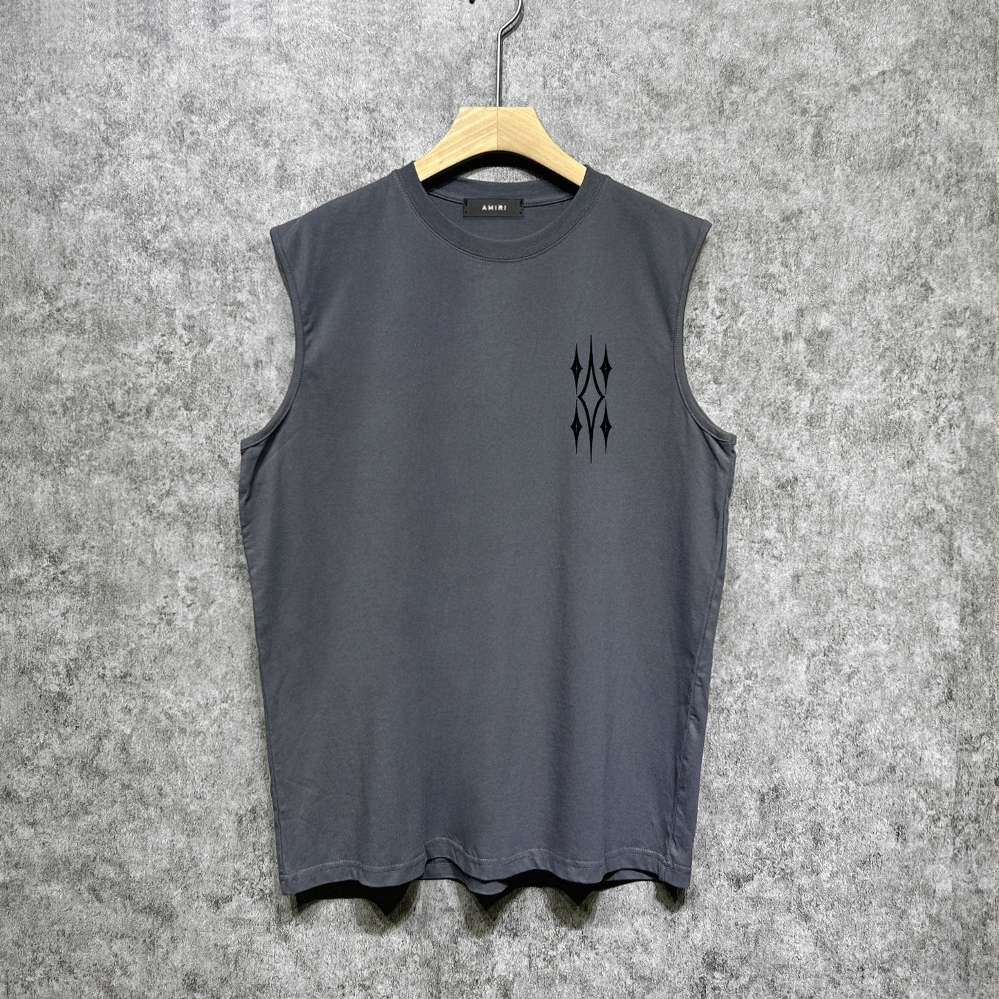 Amiri tank top retro geometric graphic printing