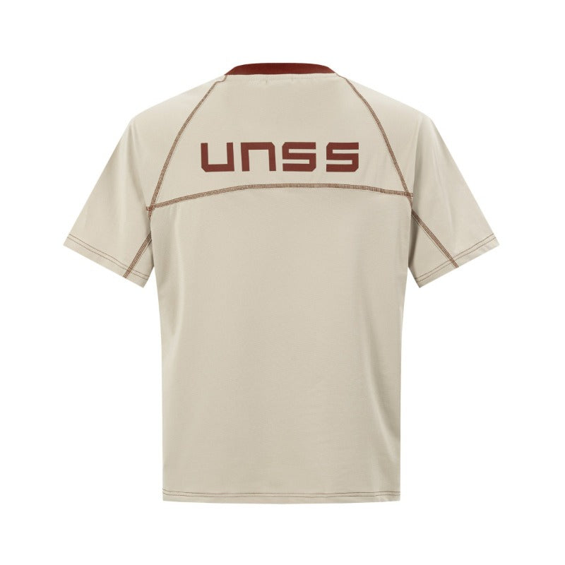 Men's t-shirts: american street style summer collection - vintage-inspired, structured design, premium short-sleeve tee for men