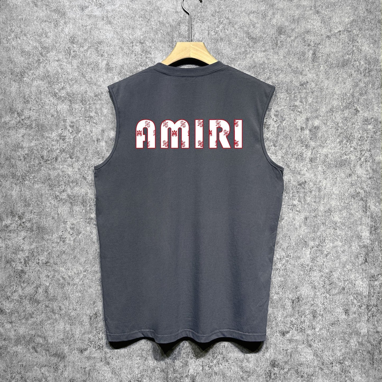 Amiri tank top cashew flower large simple logo printing