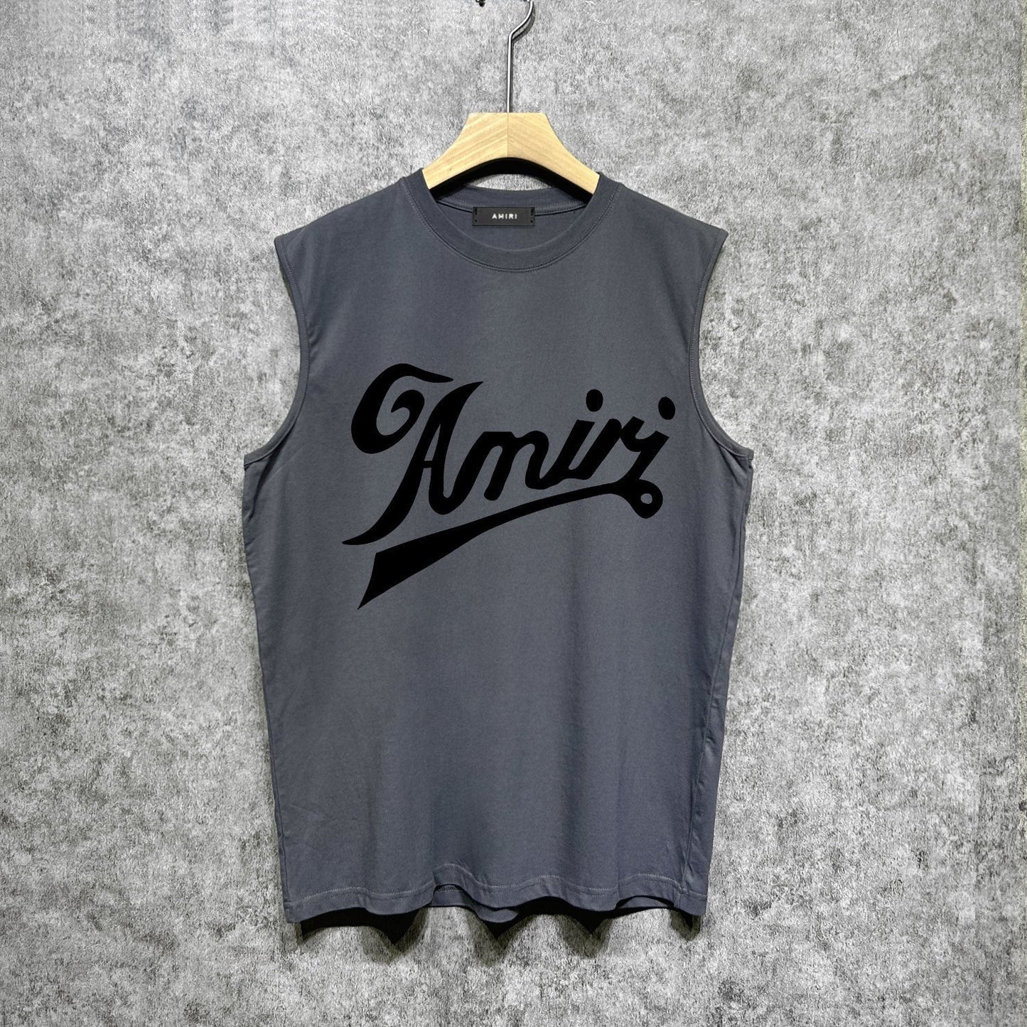 Amiri tank top with flowing letter print