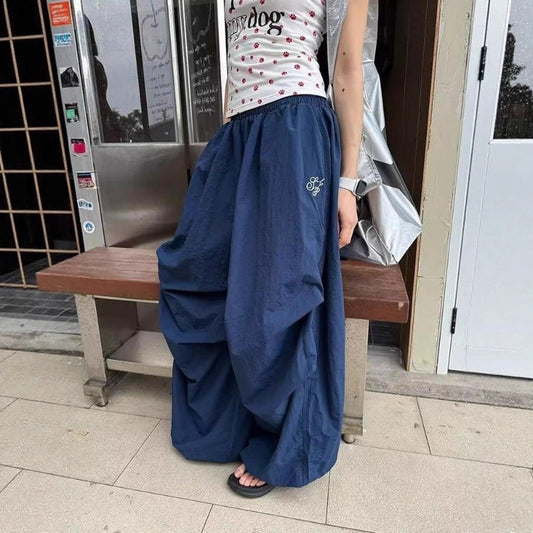 Women casual pant retro women loose