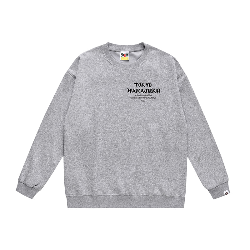 Bathing ape Crew neck sweatshirt