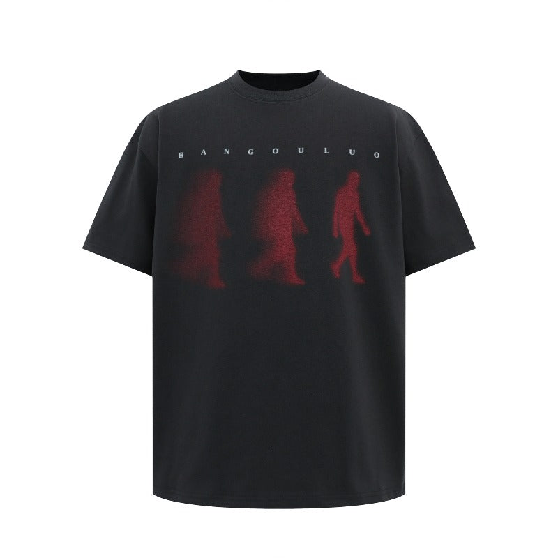 Men's t-shirts: american streetwear summer unisex premium graphic tee - relaxed fit short sleeve