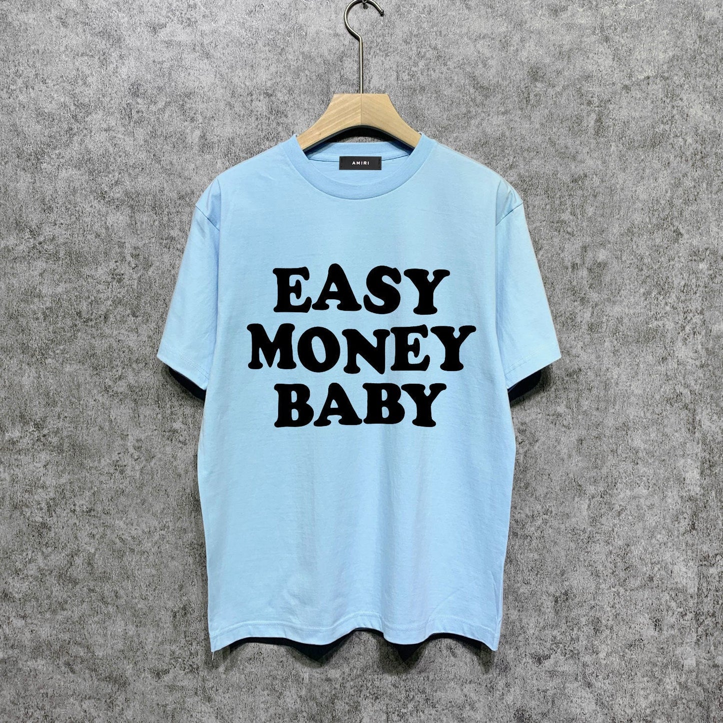 Amiri t shirts letterprinting short sleeves