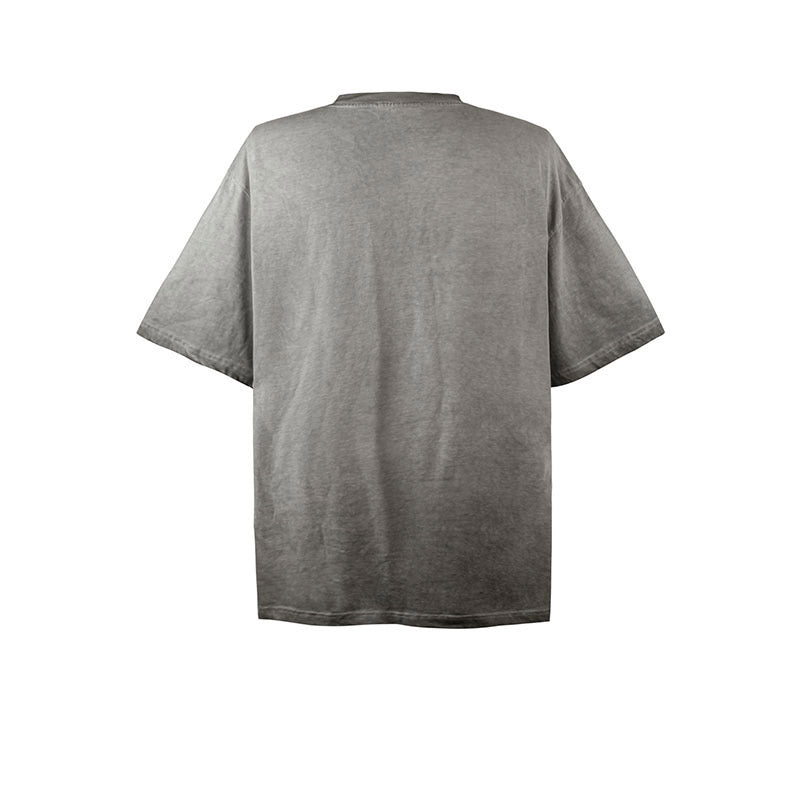 Mens T Shirts Loose Old Loose Short Sleeves