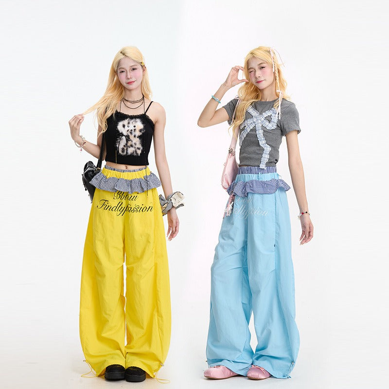 Womens casual pants vintage summer loose