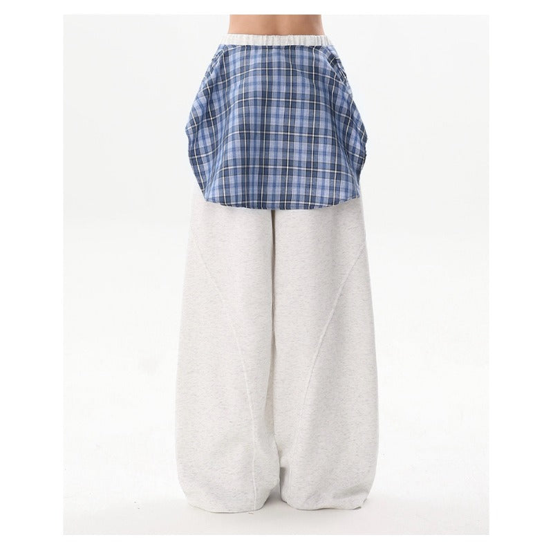 Women casual pants skirt fart curtain