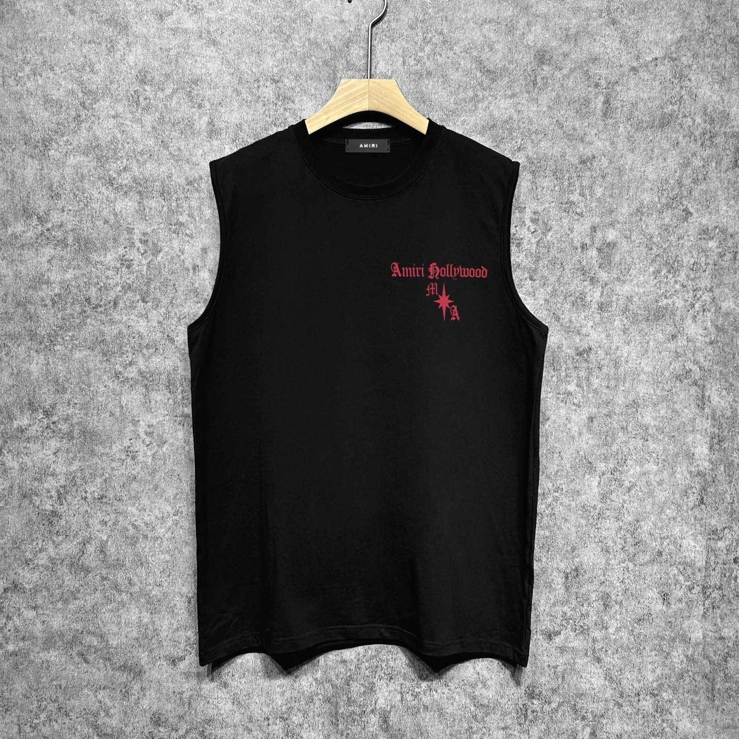 Amiri tank top sanskrit printing