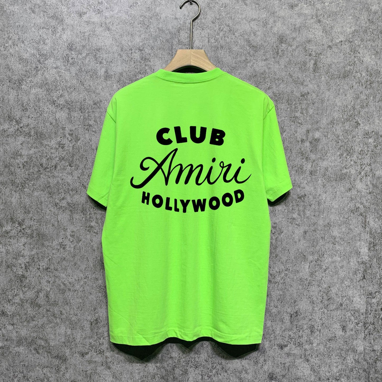 Amiri t shirts hollywood club printing short sleeve
