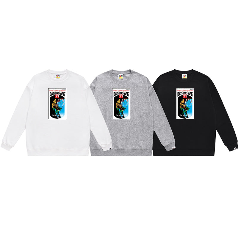Bathing ape Crew neck sweatshirt
