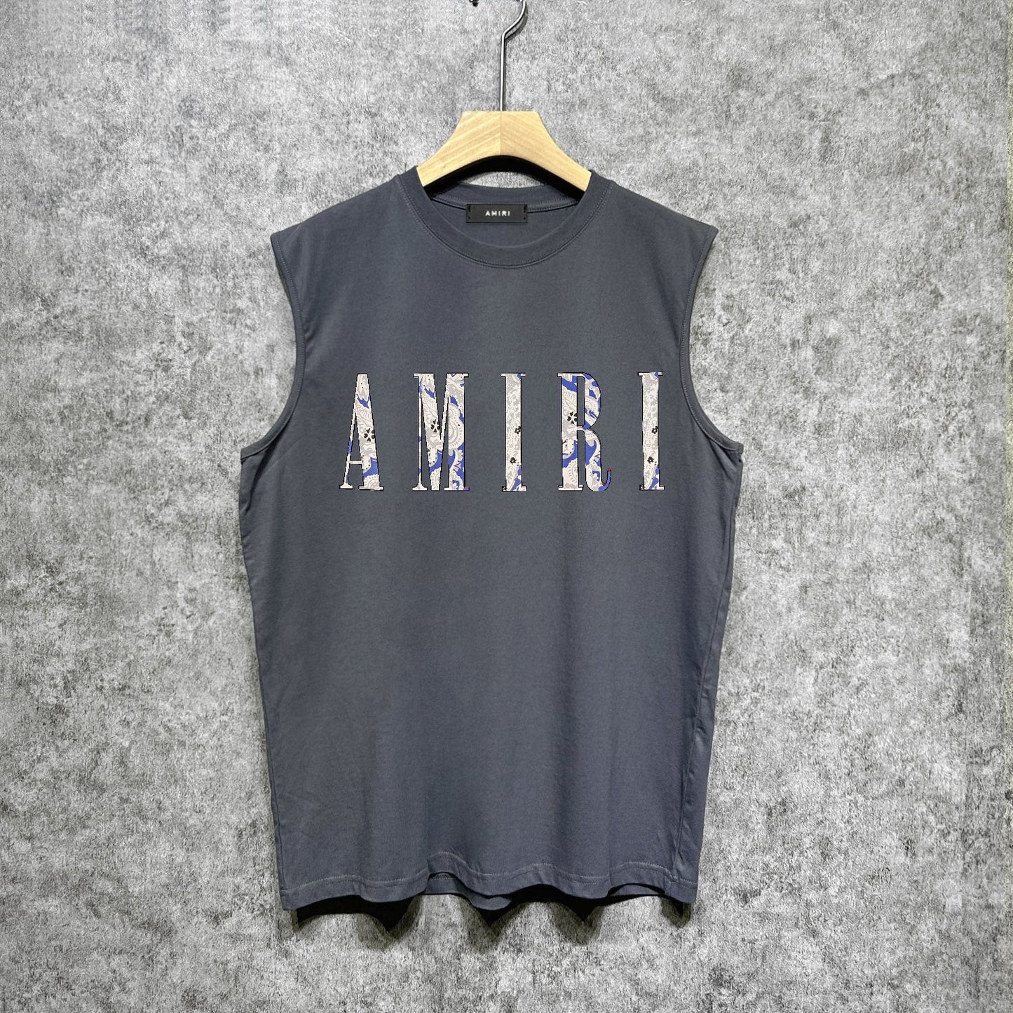 Amiri tank top totem printing