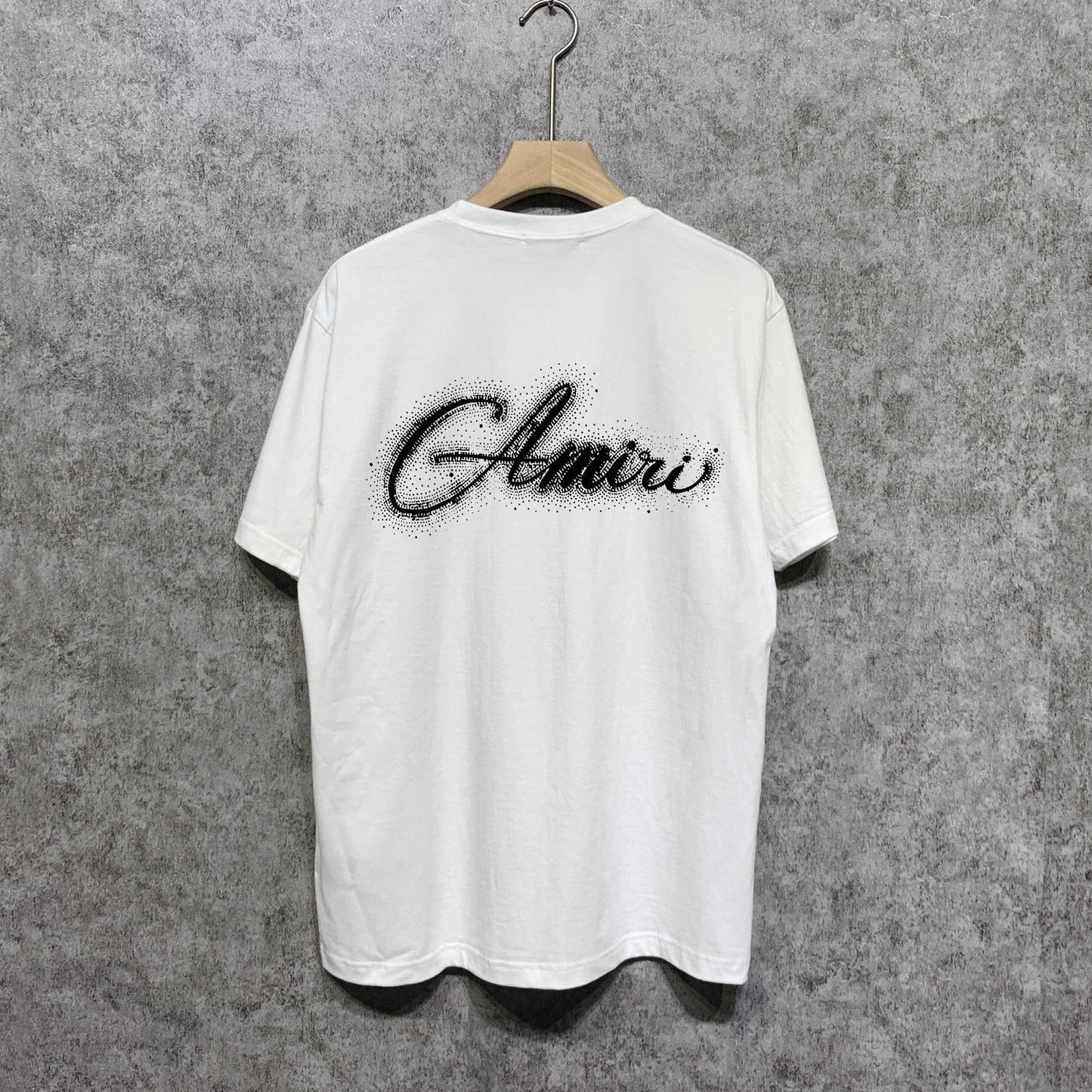 Amiri t shirts gypsophila printing short sleeve