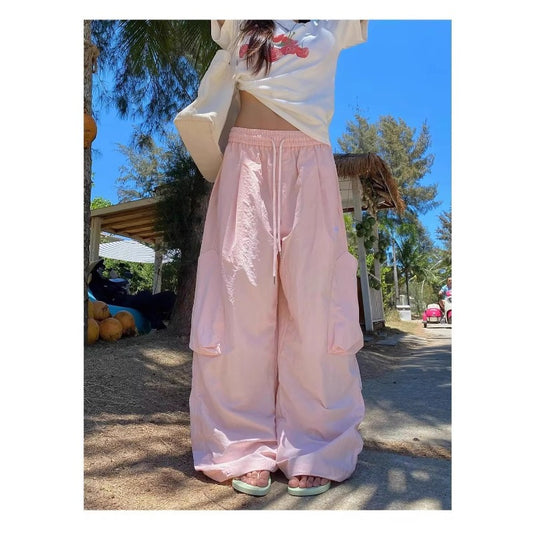 Women casual pant orufengeasiest for match drawstring