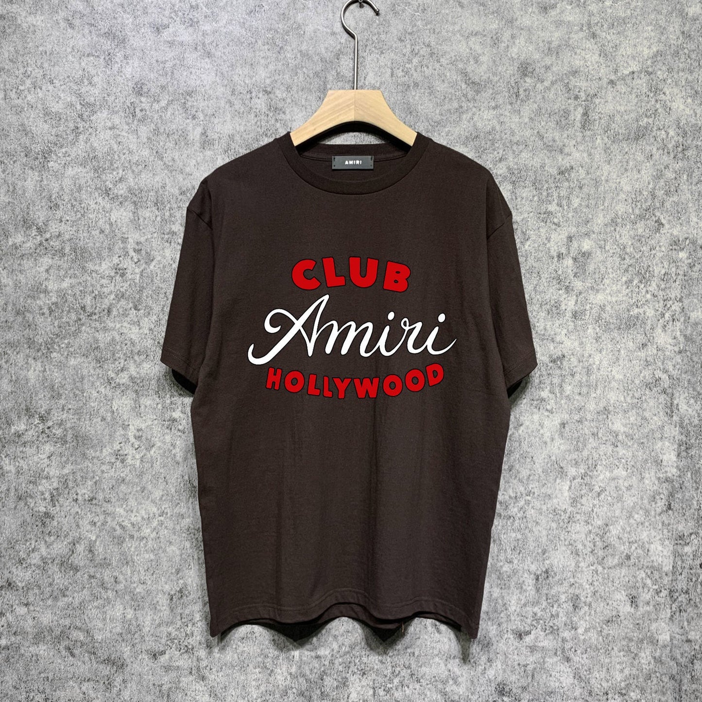Amiri t shirts hollywood club printing short sleeve