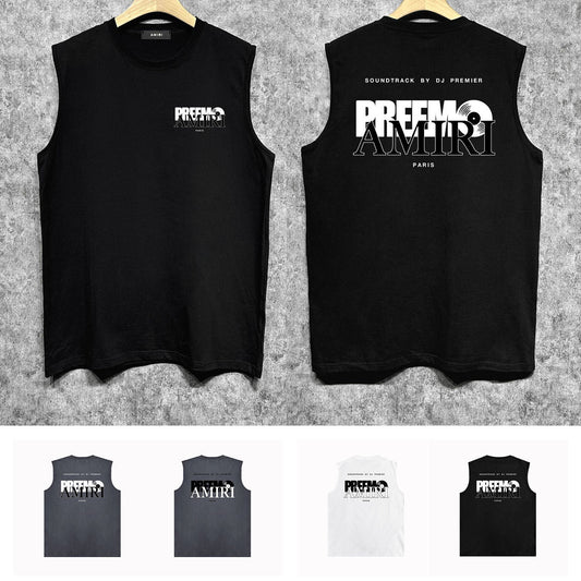 Amiri tank top six-pointed star printing