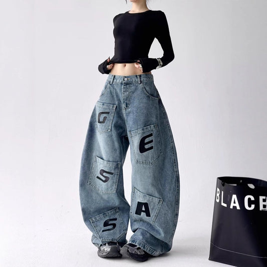 Women casual pant retroloose
