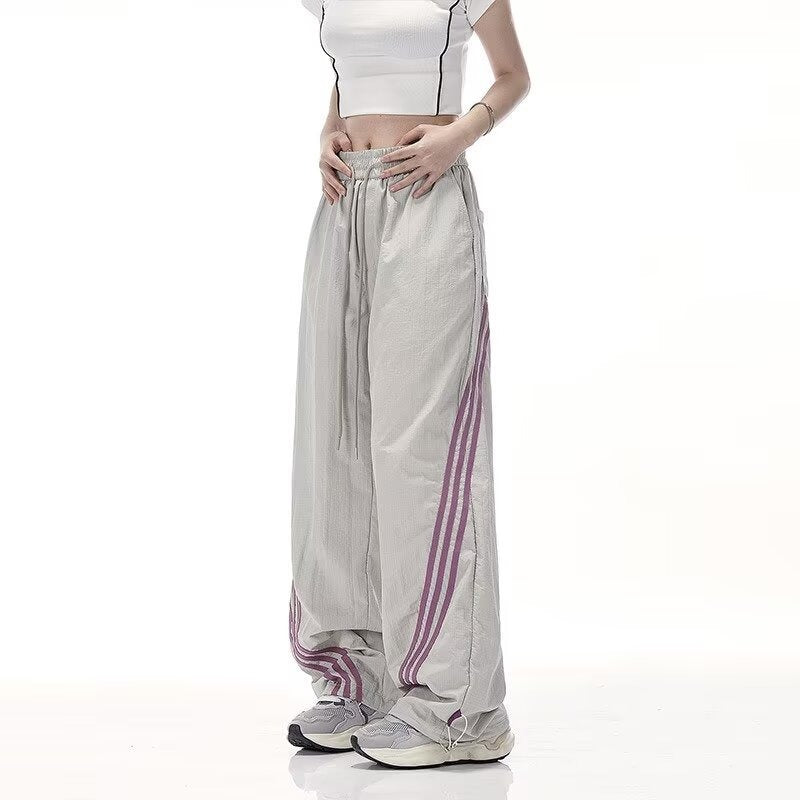 Women casual pants stripesloosesummer thin section