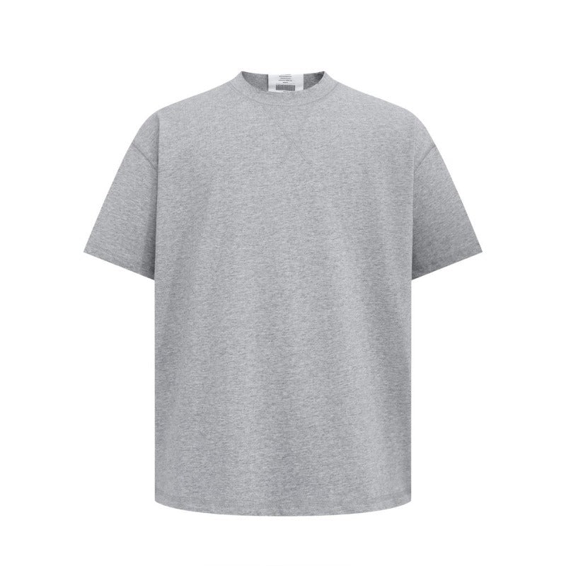 Men's t-shirts: american streetwear summer collection - premium structured solid color design, relaxed fit short sleeve tee
