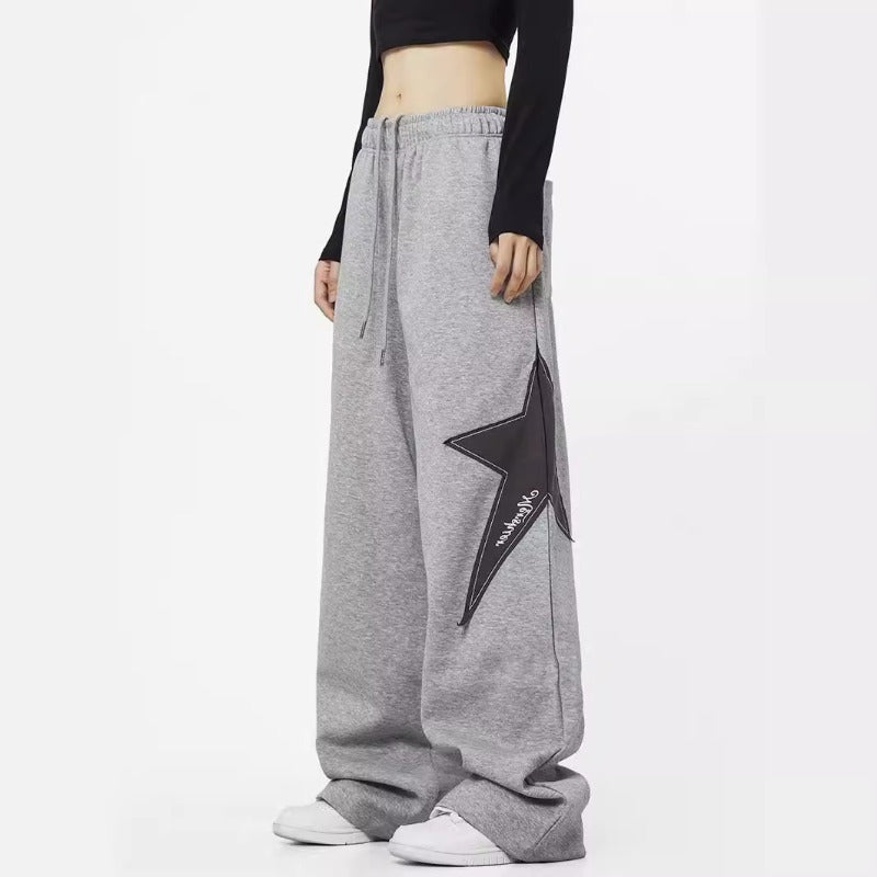 Women casual pants women loose spring summer wide-leg sweatpants