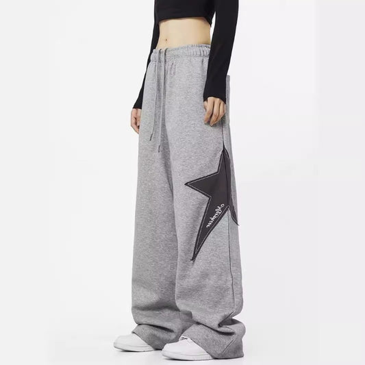 Women casual pants women loose spring summer wide-leg sweatpants