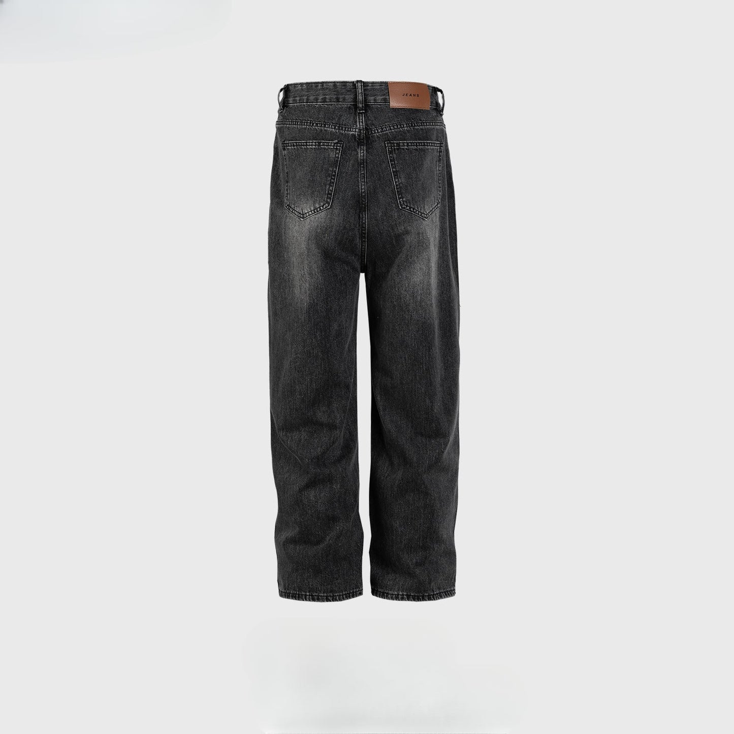 MIJKO Men's Vintage Pants MIJKO Men's Clothing Women's Washing Water Old Trousers Men's and Women's Jeans