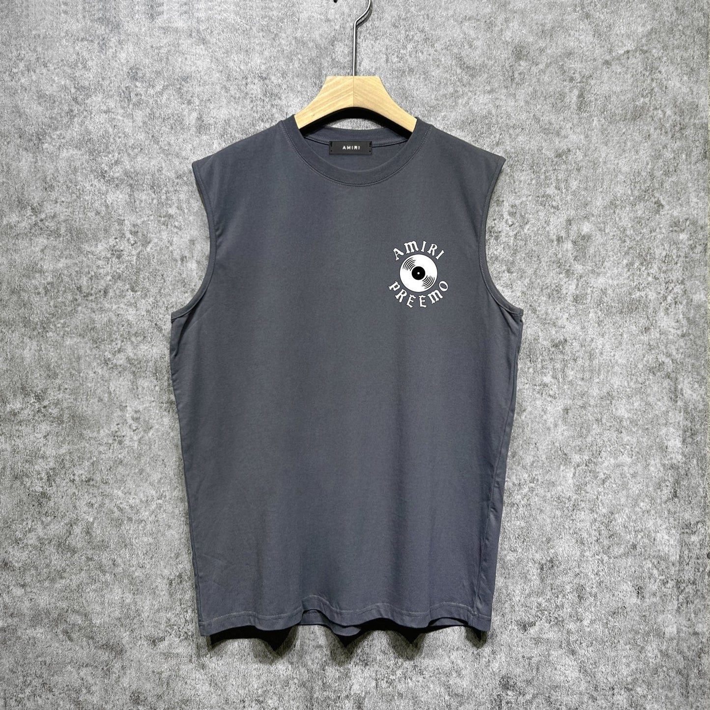 Amiri tank top radar sonic printing