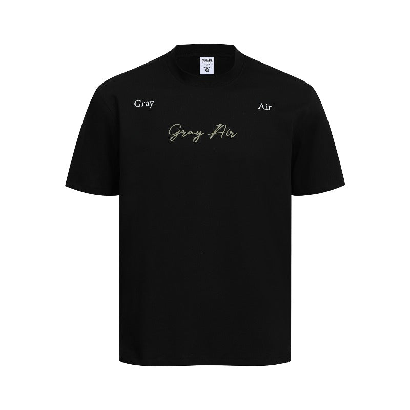 Men's t-shirts: american retro couple style streetwear deconstructed letter print design, men's crew neck slim fit short sleeve t-shirt