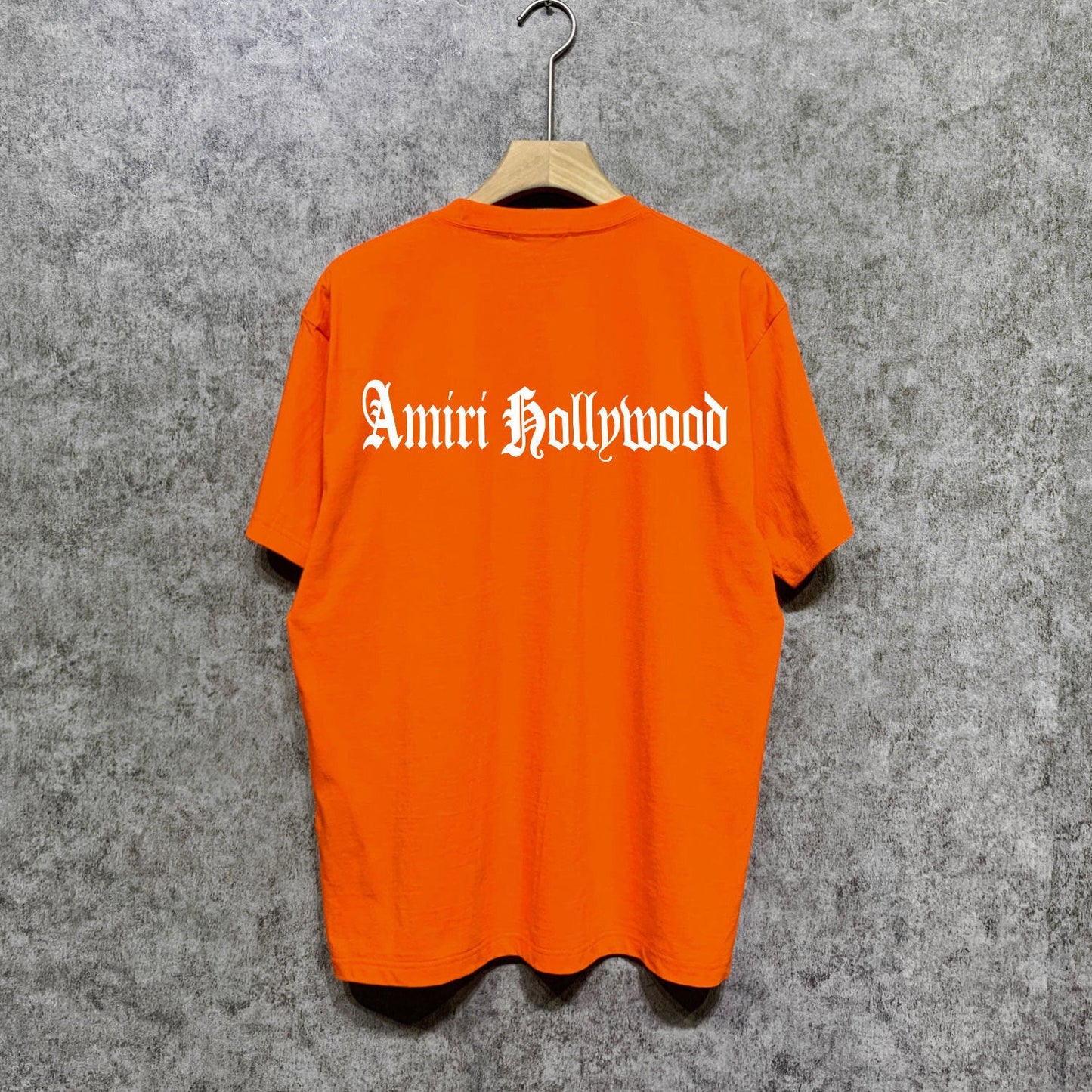 Amiri t shirts sanskrit printing short sleeve