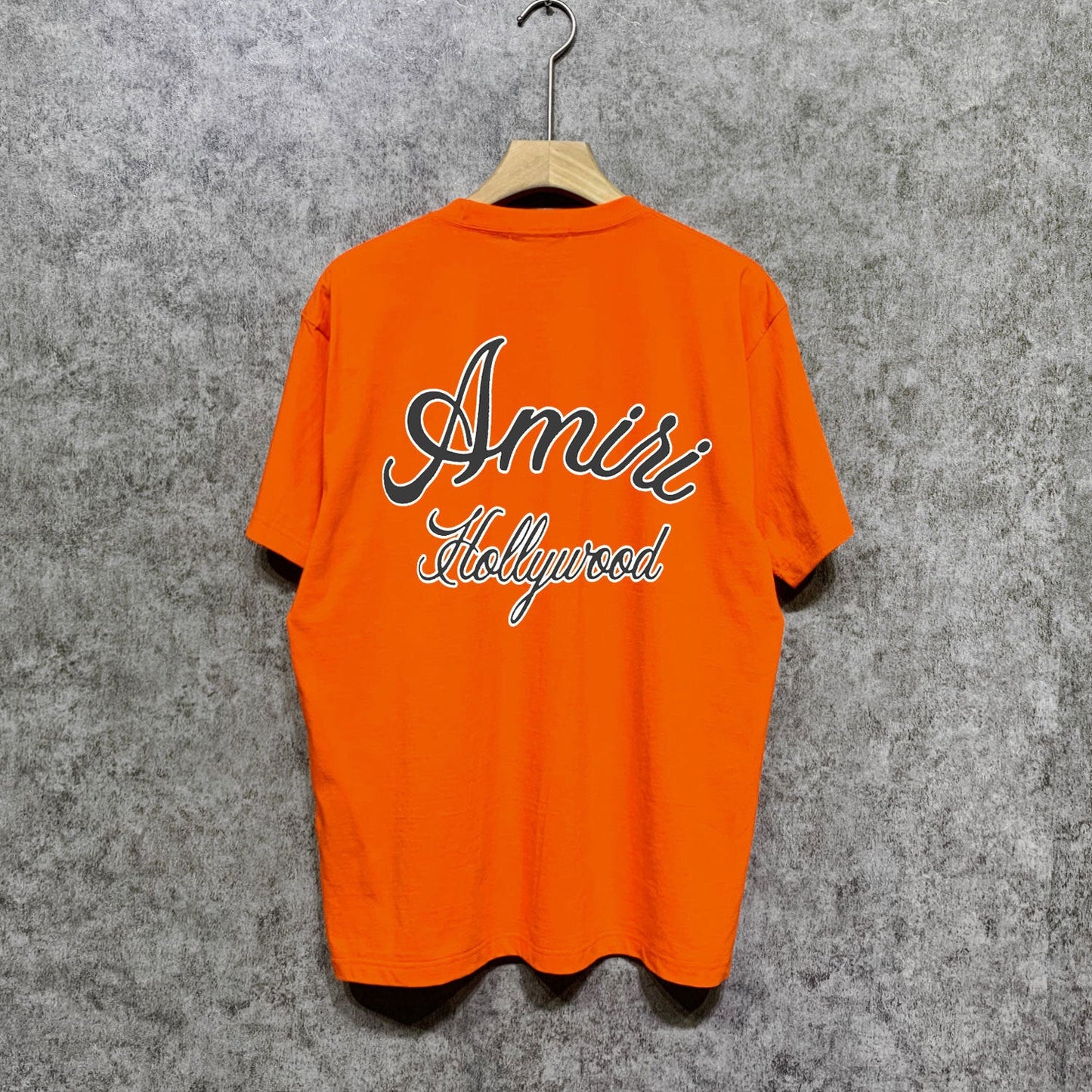 Amiri t shirts letter padded printing short sleeves