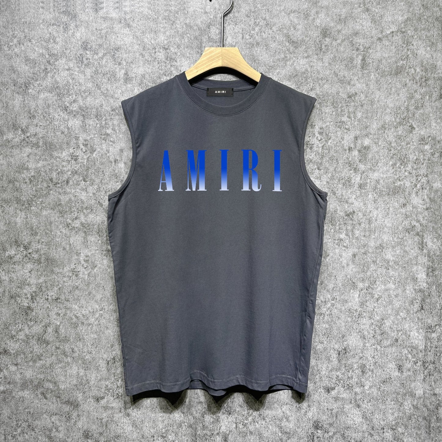 Amiri tank top gradient simple letter printing