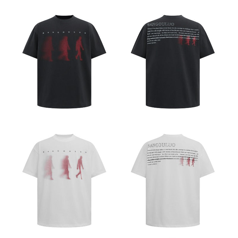 Men's t-shirts: american streetwear summer unisex premium graphic tee - relaxed fit short sleeve