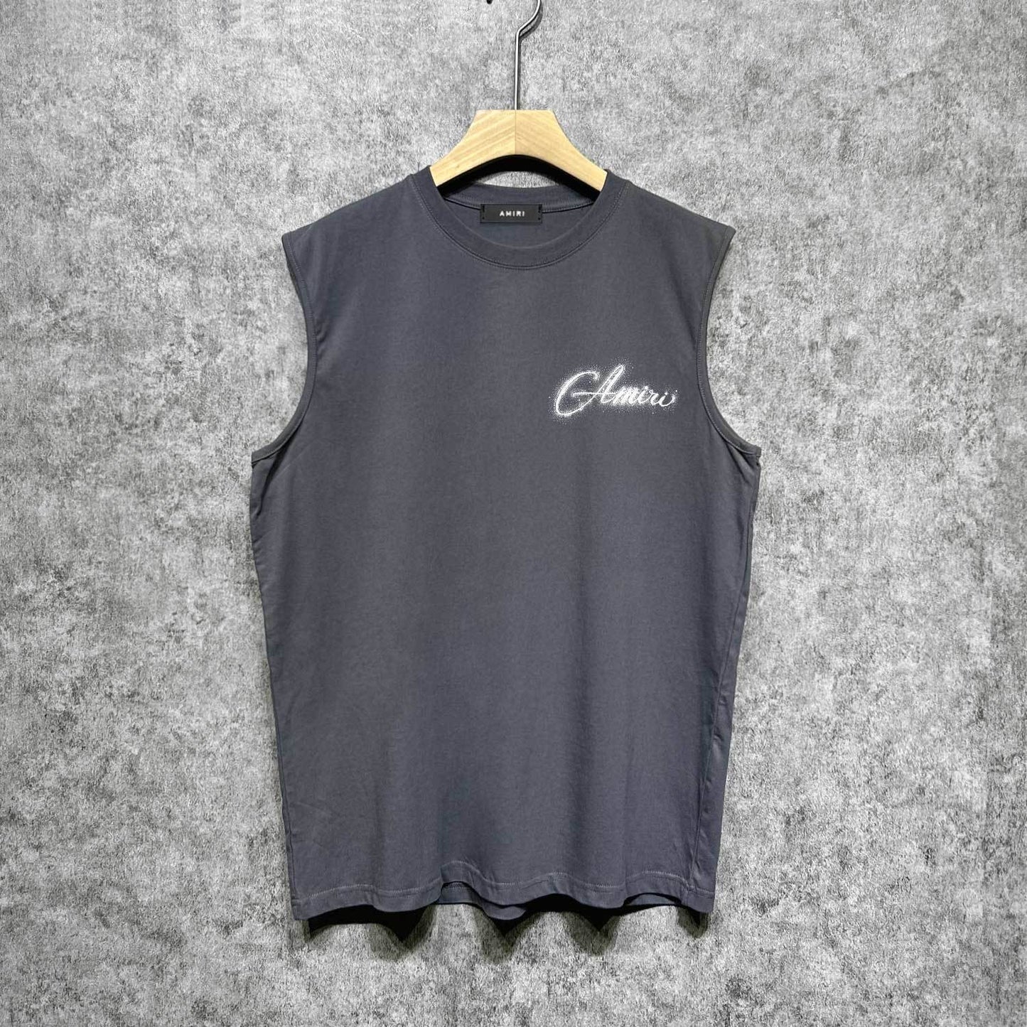 Amiri tank top gypsophila printing