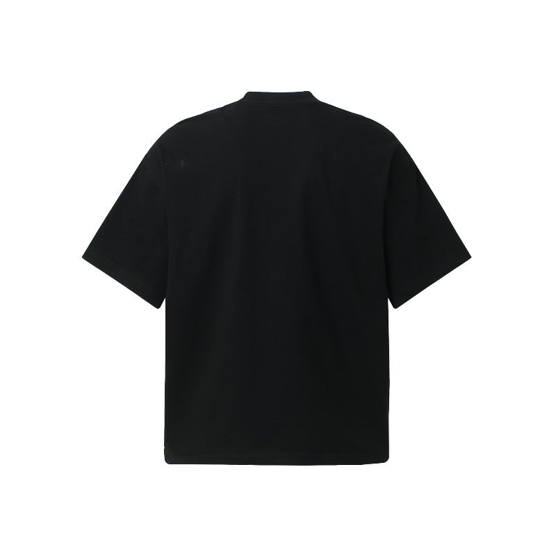 Men t shirts t american retrocouple street trendy classy high street pants printing design men's loose small neckline t-shirt