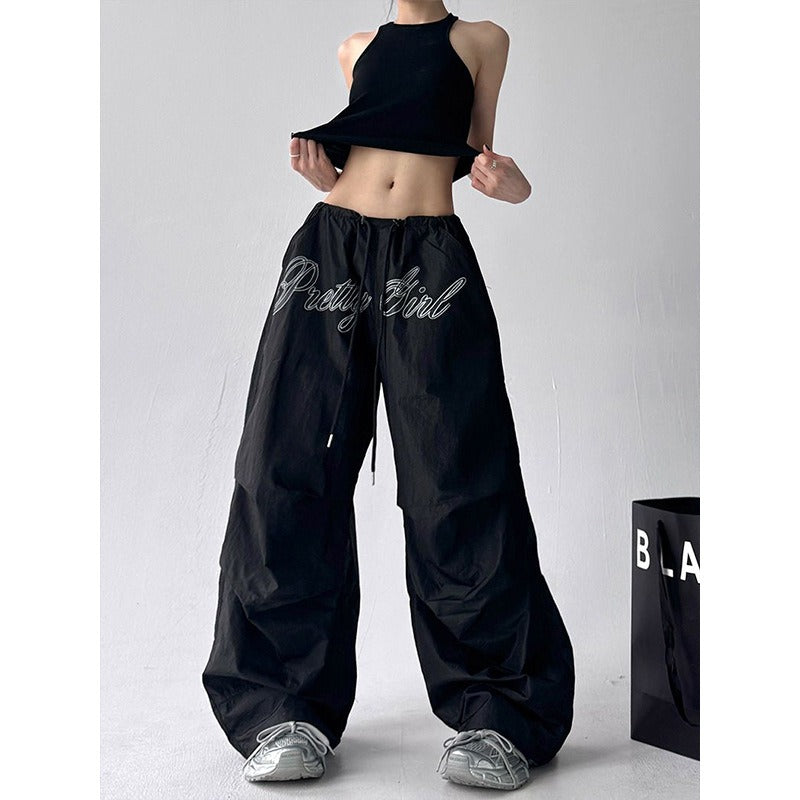 Women casual pants women's summer loose wide-leg pants