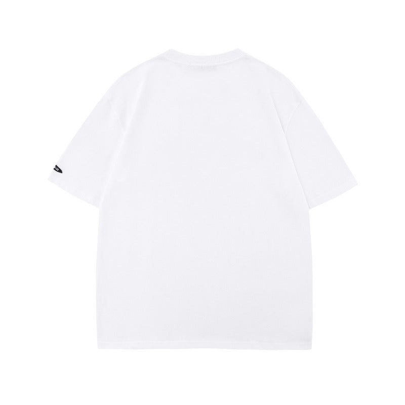 Men t shirts mankun spring american fashionable brand high street rapper art sense of design geometric loose short-sleeved t-shirt